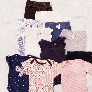 Lot of newborn girl spring/summer clothes